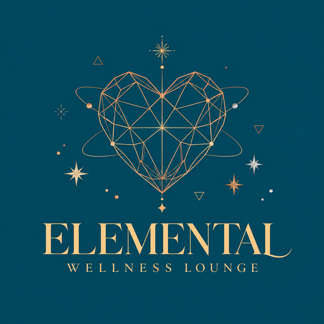 Elemental Wellness Lounge heart logo